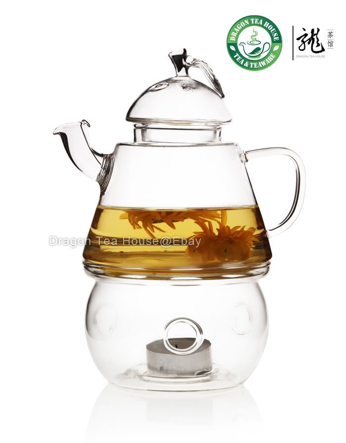 Little Clear Glass Teapot Tealight Warmer FH220B (S) eBay