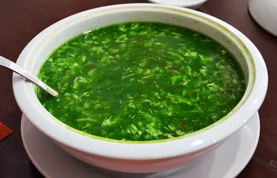 Seafood Spinach Soup | Cafe Asia Davao