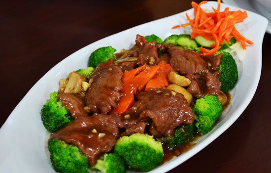 Sauteed Beef with Broccoli Flower | Cafe Asia Davao