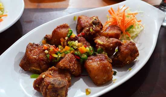 Salt and Pepper Pork Spareribs | Cafe Asia Davao