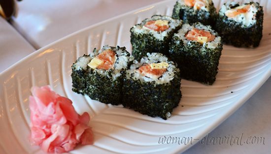 Cream Cheese Salmon Maki, The White House