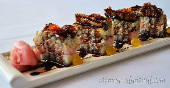 Unagi and Torchon of Foie Gras Box Sushi, The White House