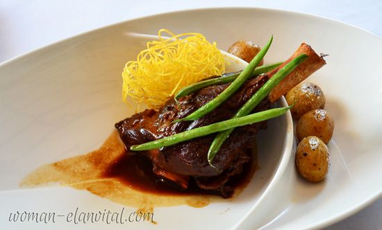 Black Akadashi Braised Lamb Shank, The White House