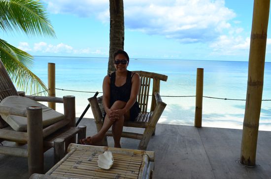 Woman Elan Vital on vacation in Siquijor Island