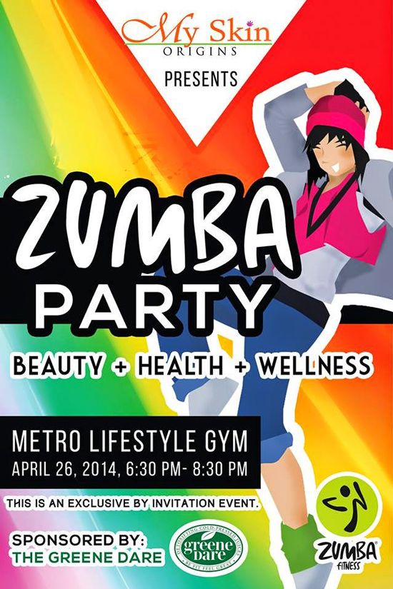 MY SKIN ORIGINS ZUMBA PARTY!