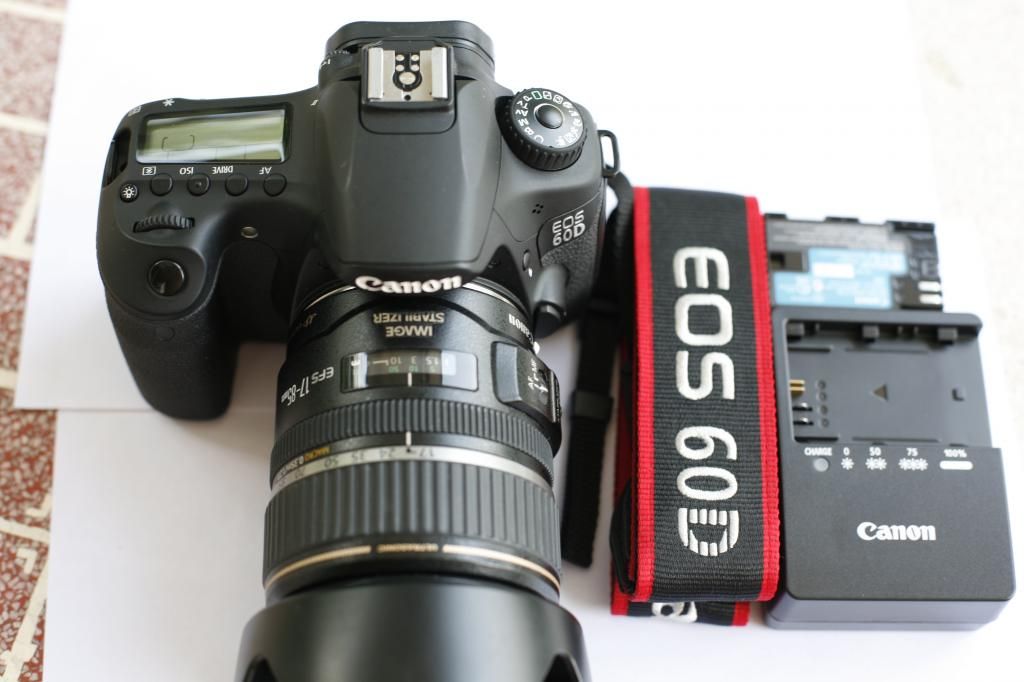 Bình Dương-DĨ An: Bán 60D 2000 shot 99% 11tr..... và lens canon 17-85 F4-5.6 IS - 5