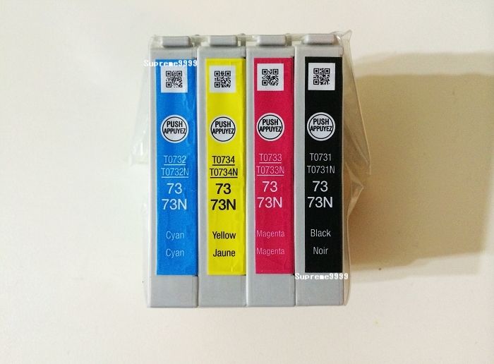 Genuine Epson 73n Ink Cartridge Set T0731n T0732n T0733n T0734n C110 Cx7300 Ebay