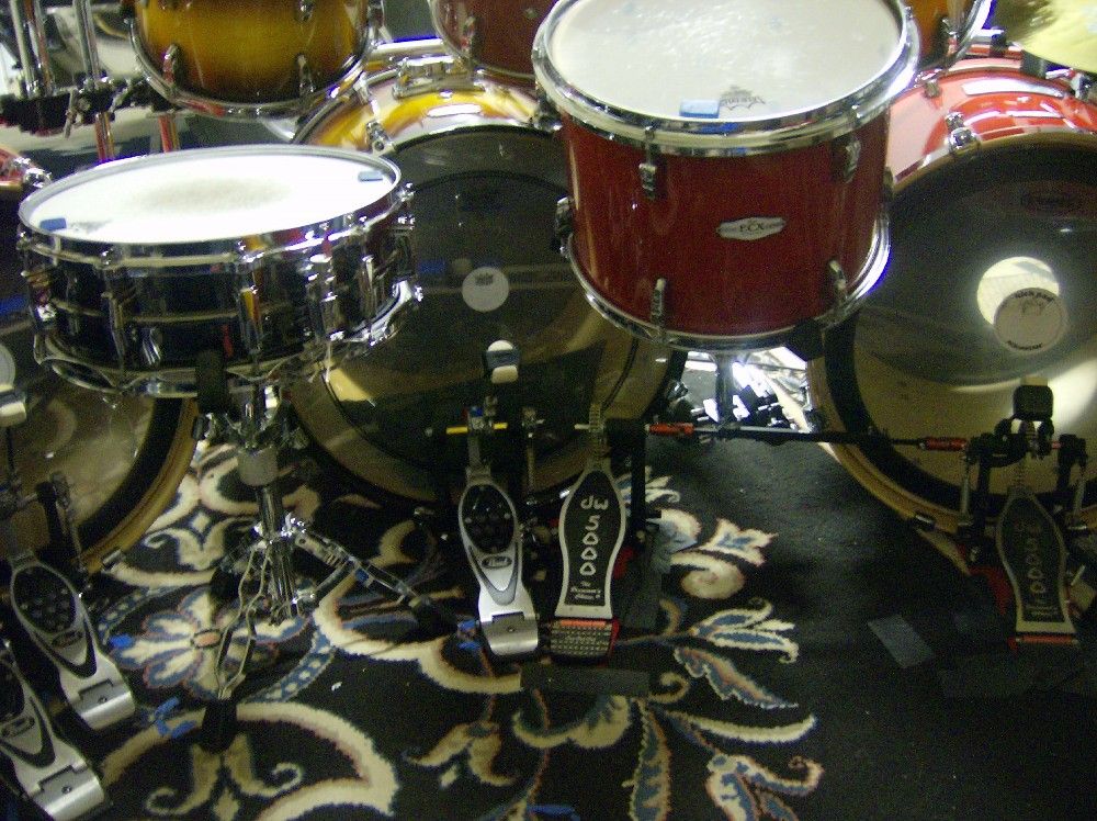 Home made double bass drum sets