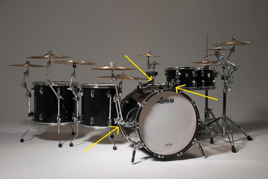 ludwig atlas arch / mounts