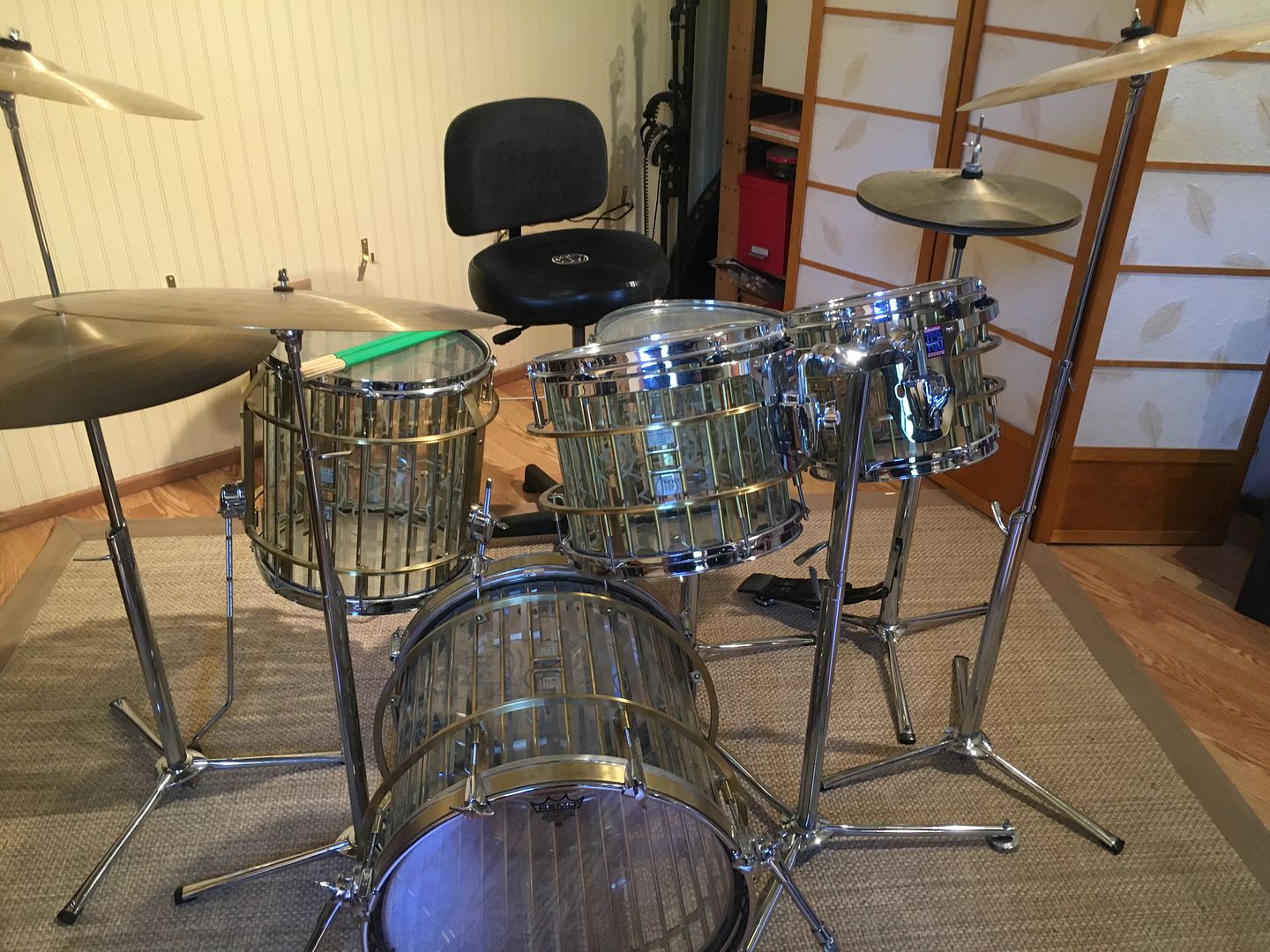 Orlich Glass Drum Kit