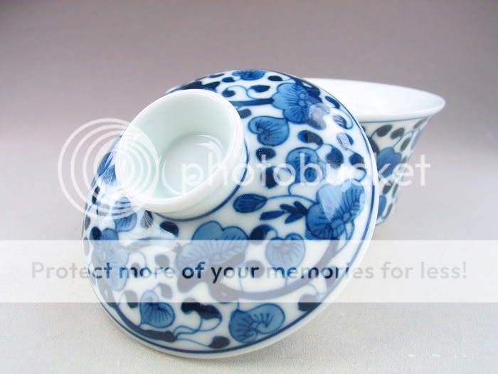 Flshi * Blue & White Porcelain Gaiwan 130ml  