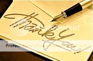 Thank You in Gold