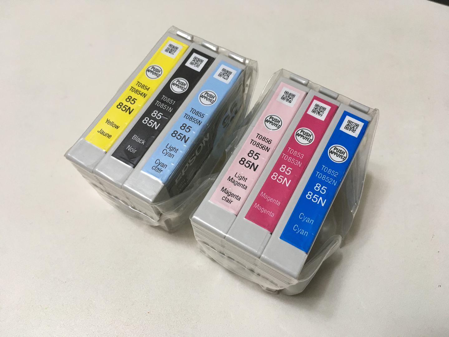 Epson 85N Genuine Ink Cartridge Set T0851N T0852N T0853N T0854N T0855N ...