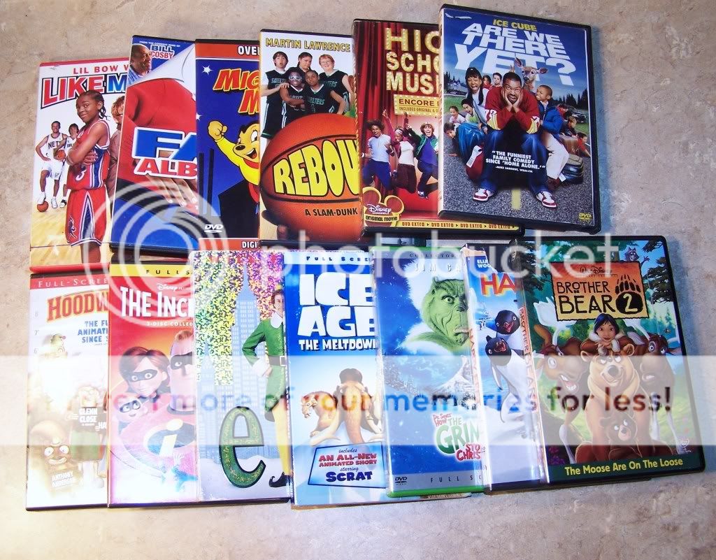 Lot of 13 Kids DVDs Childrens and Family Disney Collection DVD